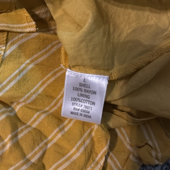 Blue Rain Yellow Stripped Dress - Picture 7 of 10